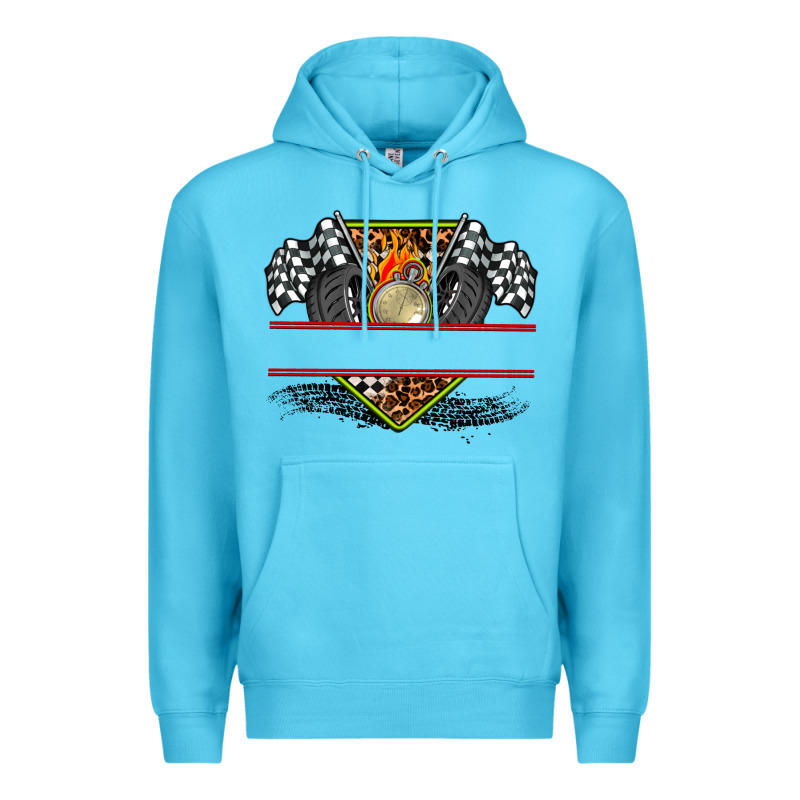Race Flag And Race Equipment Premium Hoodie by AdoDesignShop | Teevron