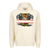 Tofu race flag and race equipment Premium Hoodie - AdoDesignShop