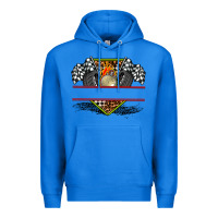 True Royal race flag and race equipment Premium Hoodie - AdoDesignShop