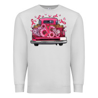 Dove Grey breast cancer farm truck Premium Sweatshirt - Artiststas