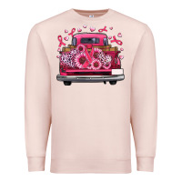 Breast Cancer Farm Truck Premium Sweatshirt | Teevron