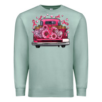 Seafoam breast cancer farm truck Premium Sweatshirt - Artiststas