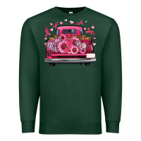 Sports Green breast cancer farm truck Premium Sweatshirt - Artiststas