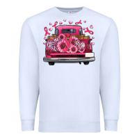 White breast cancer farm truck Premium Sweatshirt - Artiststas