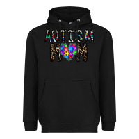 Black autism mom Heavyweight Hoodie - CowhideDigitalArt