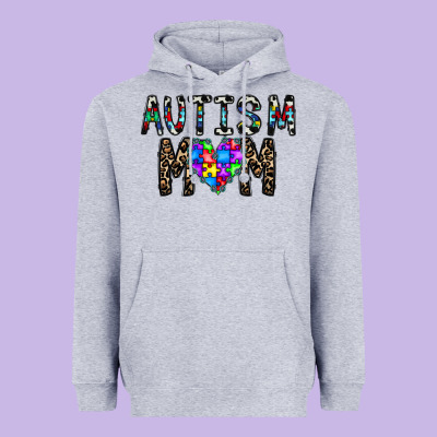 Autism Mom Heavyweight Hoodie Designed By Cowhidedigitalart