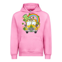 Fuchsia Pink st. patrick's day school bus Urban Hoodie - MaliasSmallBusiness