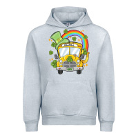 Heather Grey st. patrick's day school bus Urban Hoodie - MaliasSmallBusiness