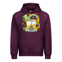 Mauve Wine st. patrick's day school bus Urban Hoodie - MaliasSmallBusiness