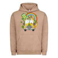 Pigment Burro st. patrick's day school bus Urban Hoodie - MaliasSmallBusiness