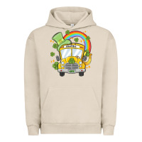 Pigment French Oak st. patrick's day school bus Urban Hoodie - MaliasSmallBusiness