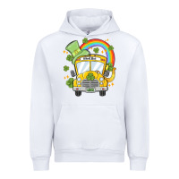 White st. patrick's day school bus Urban Hoodie - MaliasSmallBusiness