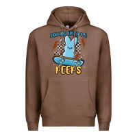Chestnut skateboard bunny Premium Hoodie - MaliasSmallBusiness