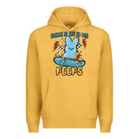 Mustard skateboard bunny Premium Hoodie - MaliasSmallBusiness
