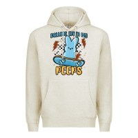 Oatmeal Heather skateboard bunny Premium Hoodie - MaliasSmallBusiness