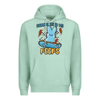 Seafoam skateboard bunny Premium Hoodie - MaliasSmallBusiness