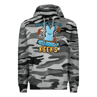 Slate Camo skateboard bunny Premium Hoodie - MaliasSmallBusiness