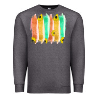 Charcoal Heather Western Color Farm Life Brush Strokes Premium Sweatshirt - Bettercallsaul