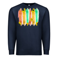 Navy Western Color Farm Life Brush Strokes Premium Sweatshirt - Bettercallsaul