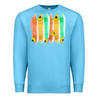 Ocean Blue Western Color Farm Life Brush Strokes Premium Sweatshirt - Bettercallsaul
