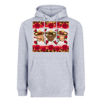 Heather Grey mexico gnomes mouse pad Heavyweight Hoodie - HRA Design Shop