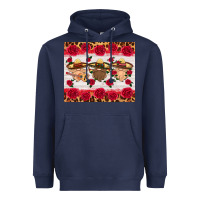 Navy mexico gnomes mouse pad Heavyweight Hoodie - HRA Design Shop