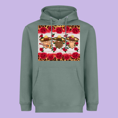Mexico Gnomes Mouse Pad Heavyweight Hoodie Designed By Hra Design Shop