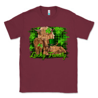 Burgundy st patrick's day lucky cow family Classic Tee - RanaPortraitStore