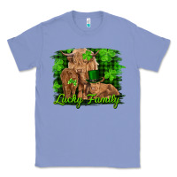 Colony Blue st patrick's day lucky cow family Classic Tee - RanaPortraitStore