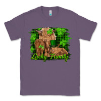 Lavender st patrick's day lucky cow family Classic Tee - RanaPortraitStore