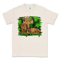 Natural st patrick's day lucky cow family Classic Tee - RanaPortraitStore