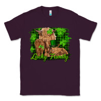 Plum st patrick's day lucky cow family Classic Tee - RanaPortraitStore