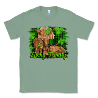 Sage st patrick's day lucky cow family Classic Tee - RanaPortraitStore