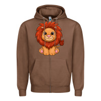 Chestnut lion Zipper Hoodie - texasbilliewilder