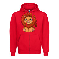 Red lion Zipper Hoodie - texasbilliewilder