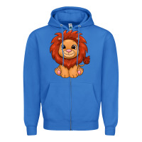 True Royal lion Zipper Hoodie - texasbilliewilder