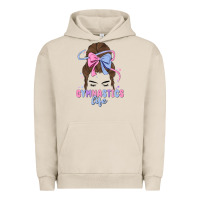 Pigment French Oak gymnastics life Urban Hoodie - MaliasSmallBusiness