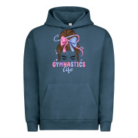 Pigment Midnight Navy gymnastics life Urban Hoodie - MaliasSmallBusiness