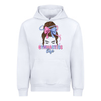 White gymnastics life Urban Hoodie - MaliasSmallBusiness