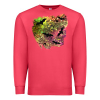 Cardinal bat halloween patch Premium Sweatshirt - BundleAndBundleShop