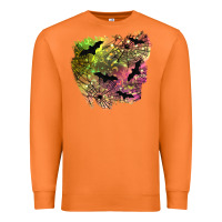 Carrot bat halloween patch Premium Sweatshirt - BundleAndBundleShop