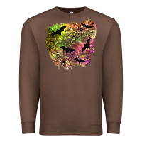 Chestnut bat halloween patch Premium Sweatshirt - BundleAndBundleShop
