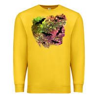 Lemon bat halloween patch Premium Sweatshirt - BundleAndBundleShop