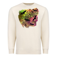 Sandshell bat halloween patch Premium Sweatshirt - BundleAndBundleShop