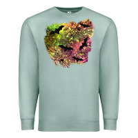 Seafoam bat halloween patch Premium Sweatshirt - BundleAndBundleShop