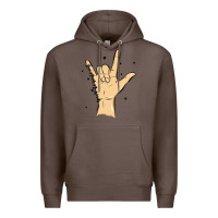 Coffee love needs no words Premium Hoodie - MaliasSmallBusiness