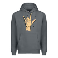 Rock love needs no words Premium Hoodie - MaliasSmallBusiness