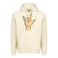 Sandshell love needs no words Premium Hoodie - MaliasSmallBusiness