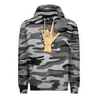Slate Camo love needs no words Premium Hoodie - MaliasSmallBusiness