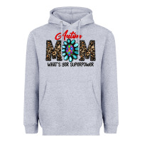 Heather Grey autism Heavyweight Hoodie - CowhideDigitalArt